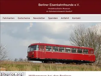 berliner-eisenbahnfreunde.de