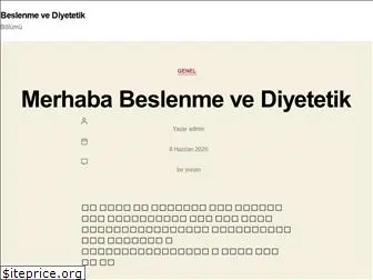 beslenmevediyetetik.com