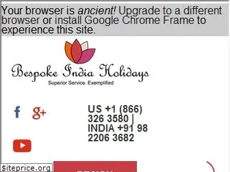 bespokeindiaholidays.com