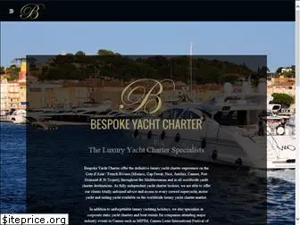 bespokeyachtcharter.com