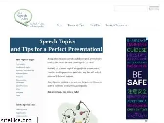 best-speech-topics.com