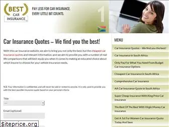 bestcarinsurancequotes.co.za