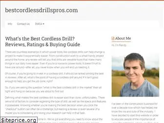 bestcordlessdrillspros.com