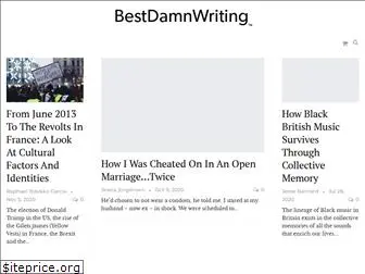 bestdamnwriting.com