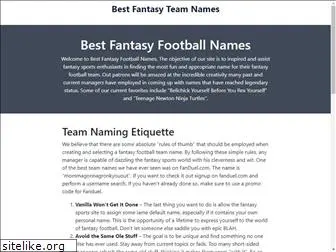 bestfantasyteamnames.com