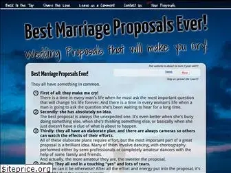bestmarriageproposalsever.com