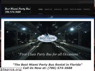 bestmiamipartybus.com