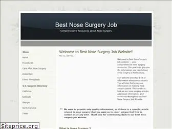 bestnosesurgeryjob.com