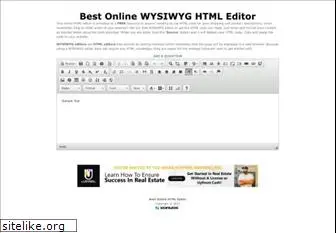 bestonlinehtmleditor.com