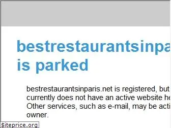 bestrestaurantsinparis.net