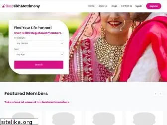 bestsikhmatrimony.com