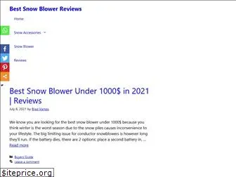 bestsnowblowersreviews.com