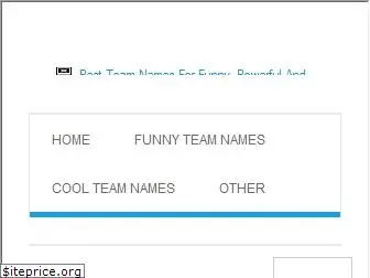 bestteamnames.com