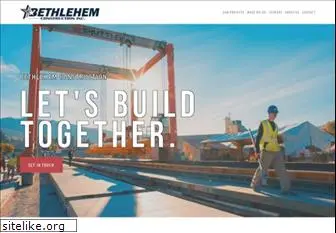 bethlehemconstruction.com