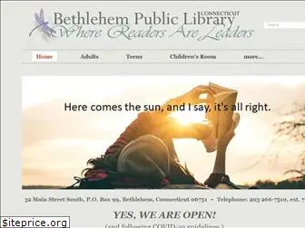 bethlehemlibraryct.org