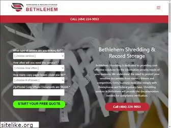 bethlehemshredding.com