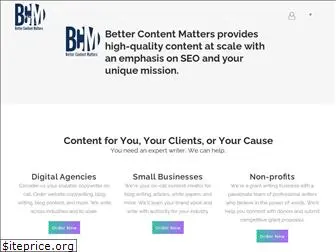 bettercontentmatters.com
