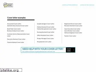 bettercoverletter.com