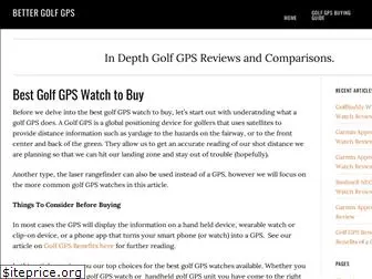 bettergolfgps.com