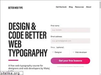 betterwebtype.com