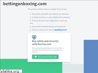bettingonboxing.com