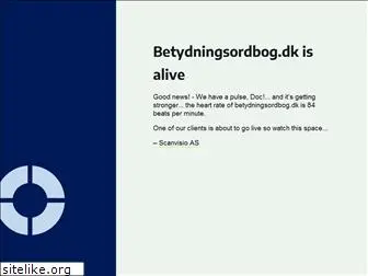 betydningsordbog.dk