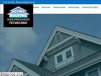 bevinsroofing.com