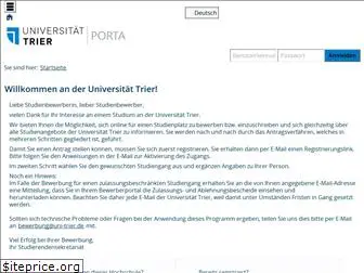 bewerbung.uni-trier.de