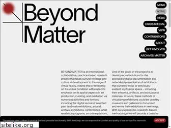 beyondmatter.eu