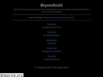 beyondtoshi.com