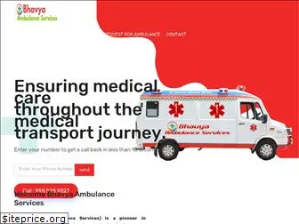 bhavyaambulance.com