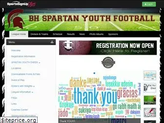 bhspartanyouthfootball.com