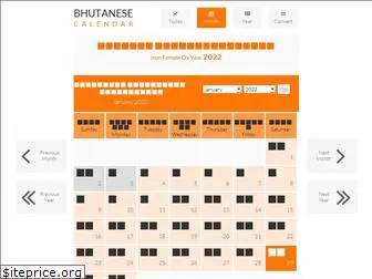 bhutanesecalendar.com