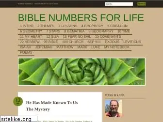 biblenumbersforlife.com