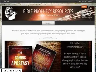 bibleprophecyresources.com