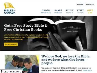 biblesforcanada.org