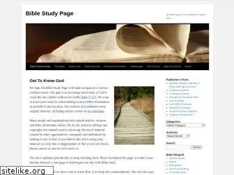 biblestudypage.com