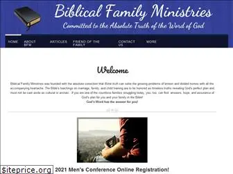 biblicalfamilyministries.com