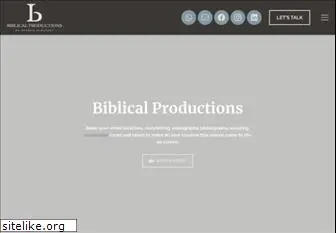 biblicalproductions.com