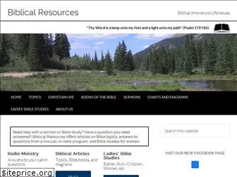 biblicalresources.org