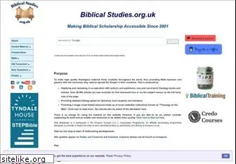 biblicalstudies.org.uk