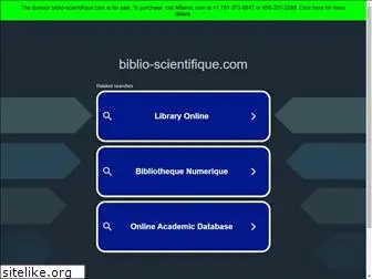 biblio-scientifique.com