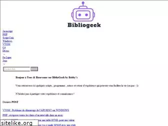 bibliogeek.fr