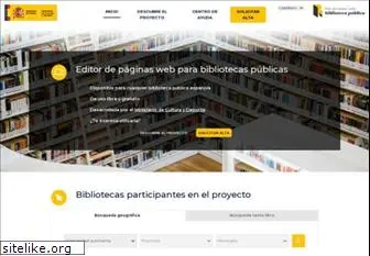 bibliotecaspublicas.es