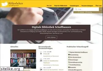 bibliotheken-schaffhausen.ch