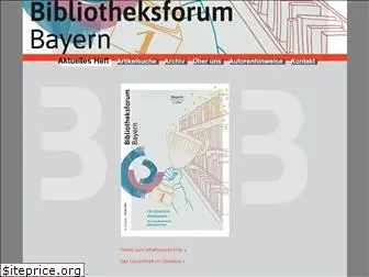 bibliotheksforum-bayern.de