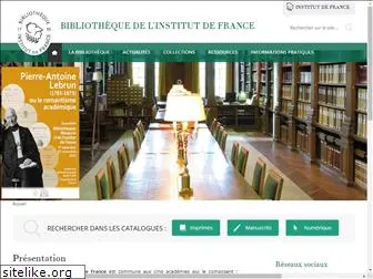 bibliotheque-institutdefrance.fr