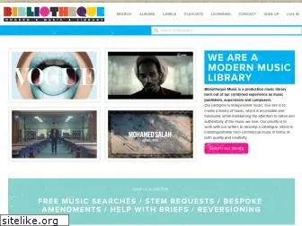 bibliothequemusic.com