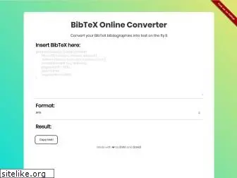 bibtex.online