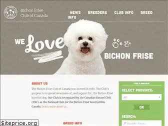 bichonfriseclubofcanada.ca